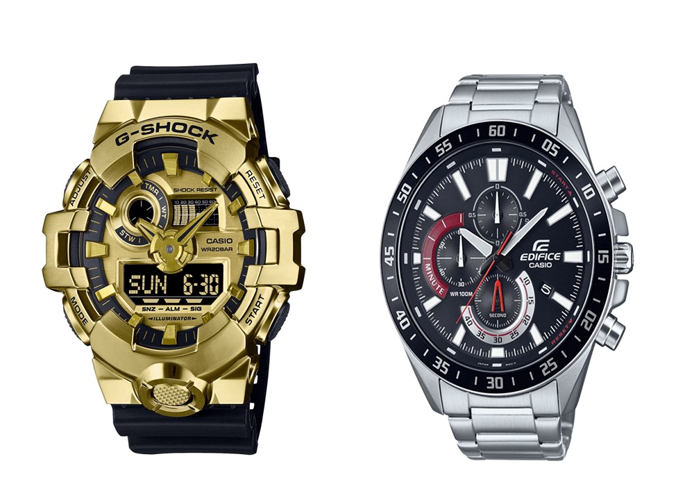 مقایسه Casio Edifice و Casio G-Shock