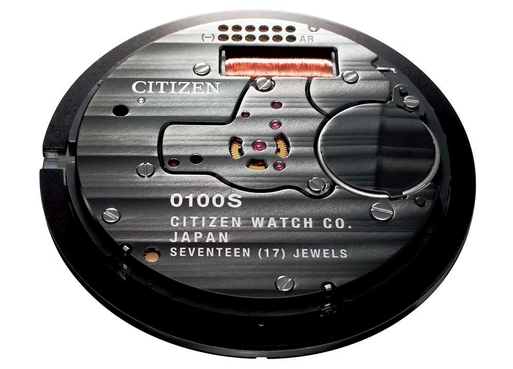 کالیبر قدرتمند 0100 استفاده شده در ساعت سیتیزن