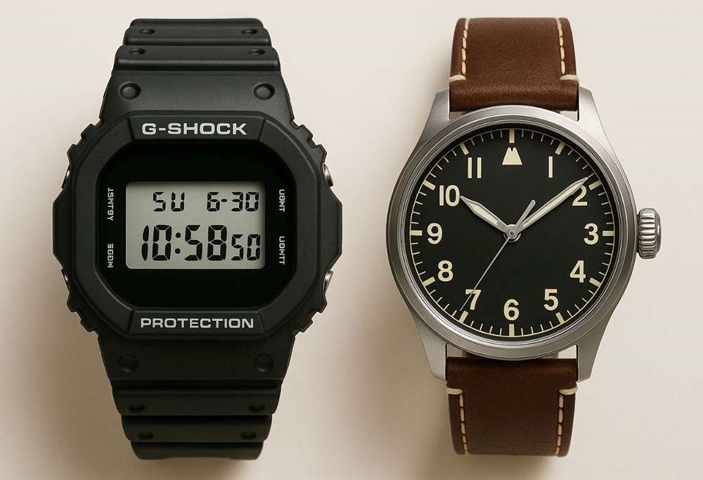 مقایسه جامع ساعت مچی مردانه آنالوگ و دیجیتال
