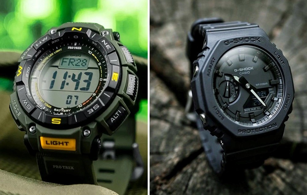 آشنایی با ساعت‌های پروترک و جی شاک برند کاسیو