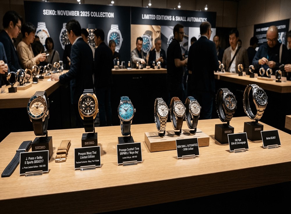 انواع مدل ساعت معرفی شده توسط برند سیکو