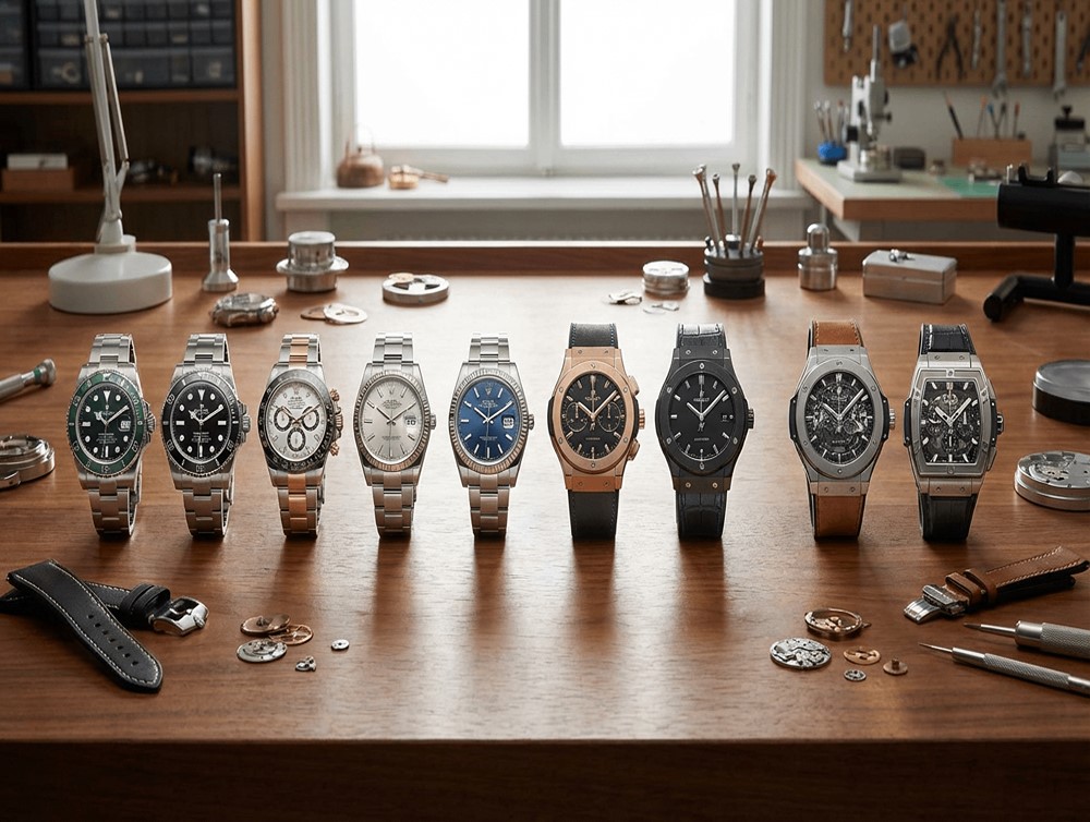 کیفیت ساخت بالای ساعت مچی رولکس و هابلو