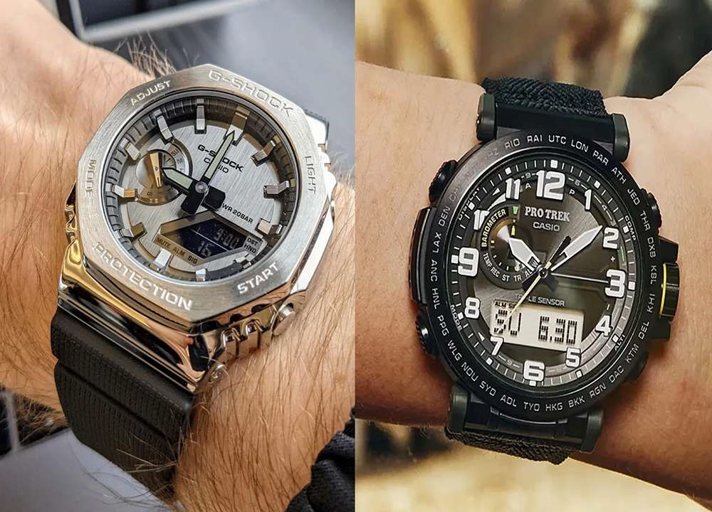 مقایسه تخصصی دو سری محبوب کاسیو: G-SHOCK و Pro Trek