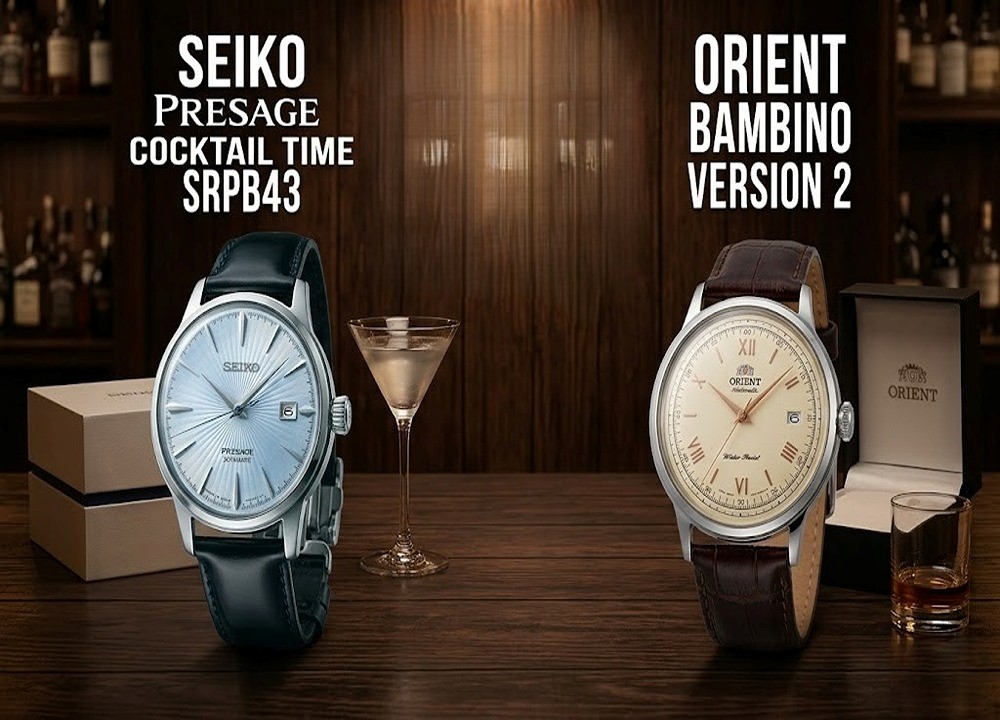 مقایسه ارزش خرید Presage Cocktail Time و Orient Bambino