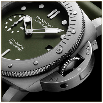Panerai Launches its First Green-Dialed Submersible