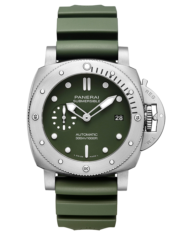 Panerai Launches its First Green-Dialed Submersible
