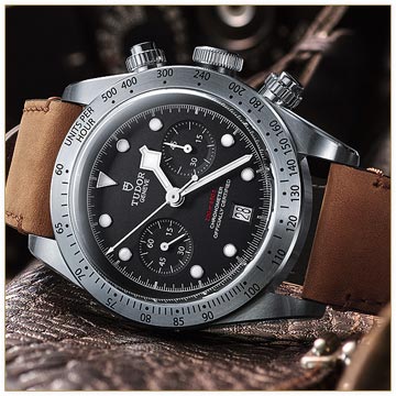 The Tudor Heritage Black Bay Chronograph