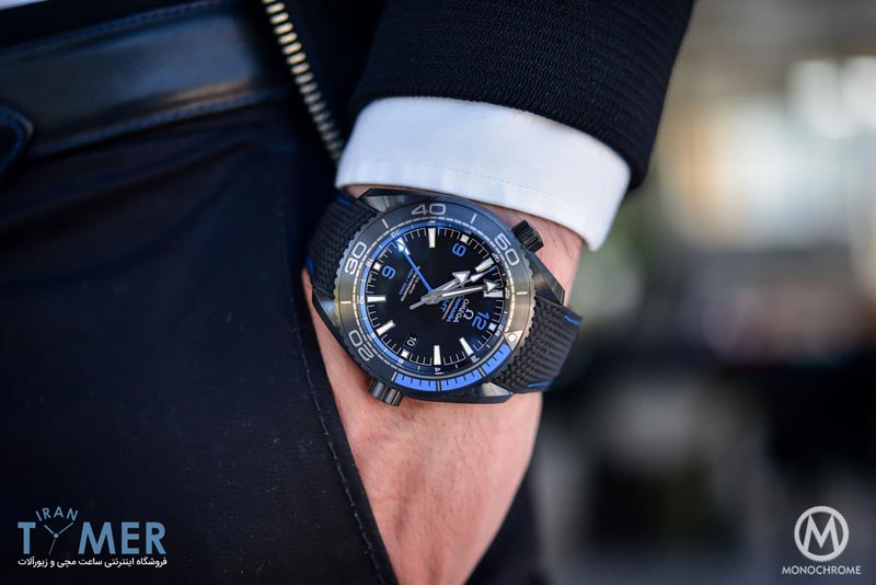 Omega Seamaster Planet Ocean Deep Black - Black Blue